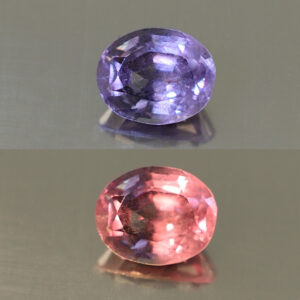 ColorChangeGarnet oval 6.5x5.3mm 1.09cts N cc361 combo SOLD