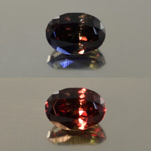 ColorChangeGarnet oval 7.1x5.0mm 1.29cts N cc357 combo