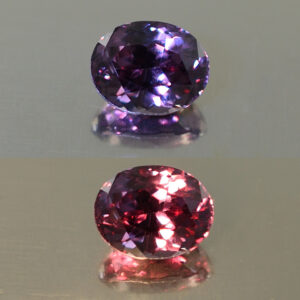 ColorChangeGarnet oval 7.1x5.6mm 1.53cts N cc316 combo SOLD