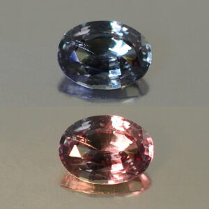ColorChangeGarnet oval 7.2x5.2mm 1.02cts N cc389 combo SOLD