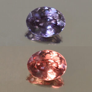 ColorChangeGarnet oval 7.4x5.7mm 1.37cts N cc221 combo SOLD