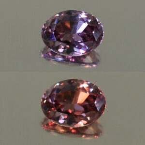 ColorChangeGarnet oval 7.5x5.6mm 1.35cts N cc349 combo SOLD