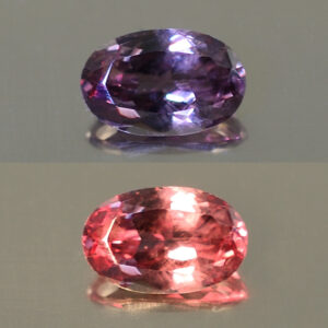 ColorChangeGarnet oval 7.7x4.9mm 1.04cts N cc364 combo SOLD