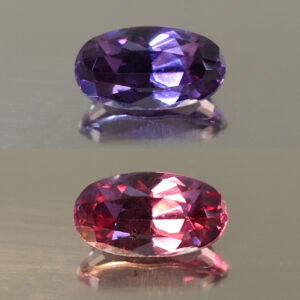ColorChangeGarnet oval 9.1x5.0mm 1.67cts N cc355 combo SOLD