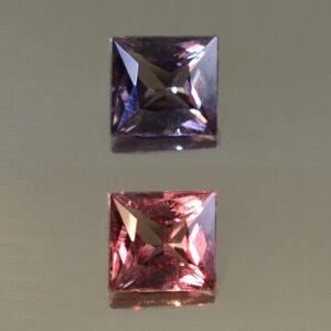 ColorChangeGarnet princess 5.6x5.2mm 0.98cts N cc366 combo SOLD