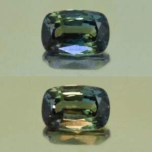 ColorChangeSapphire cush 7.8x5.2mm 1.68cts N sa538 combo