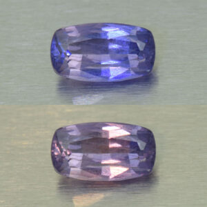 ColorChangeSapphire cush 7.8x5.4mm 1.16cts N sa491 combo