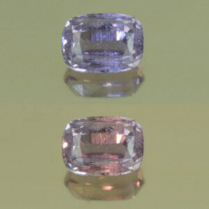 ColorChangeSapphire cush 8.4x6.1mm 3.01cts H sa493 combo