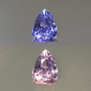 ColorChangeSapphire drop trill 6.6x5.4mm 0.78cts N sa119 combo