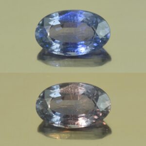 ColorChangeSapphire oval 10.4x6.3mm 2.70cts H sa509 combo SOLD