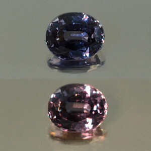 ColorChangeSapphire oval 5.6x4.6mm 0.80cts N sa151 combo