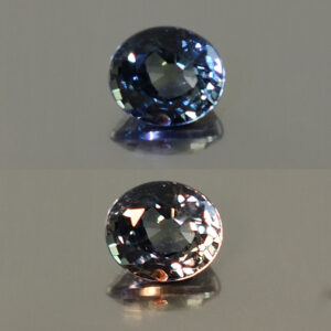 ColorChangeSapphire oval 5.8x5.0mm 0.94cts N sa418 combo
