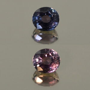 ColorChangeSapphire oval 6.0x5.4mm 1.43cts N sa159 combo