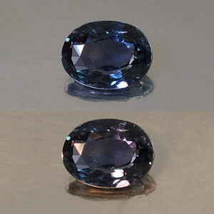 ColorChangeSapphire oval 6.1x4.5mm 0.71cts N sa417 combo