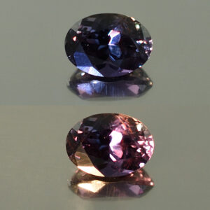 ColorChangeSapphire oval 7.1x5.1mm 1.32cts N sa175 combo
