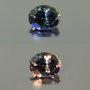 ColorChangeSapphire oval 7.3x5.6mm 1.47cts N sa138 combo