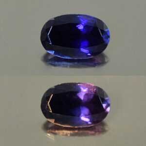 ColorChangeSapphire oval 7.6x4.9mm 1.08cts N sa131 combo