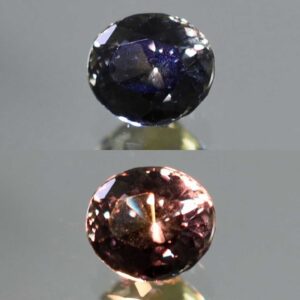 ColorChangeSapphire oval 7.6x6.7mm 2.14cts N sa126 combo