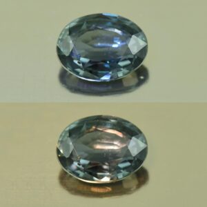 ColorChangeSapphire oval 8.4x6.3mm 1.87cts N sa531 combo