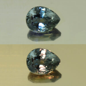 ColorChangeSapphire pear 7.6x5.9mm 1.67cts N sa542 combo