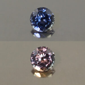 ColorChangeSapphire round 4.9mm 0.67cts N sa416 combo SOLD