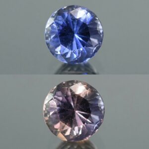 ColorChangeSapphire round 7.1mm 2.18cts combo