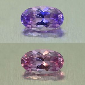 ColorChangeSpinel oval 10.3x5.9mm 2.17cts N sp923 combo SOLD