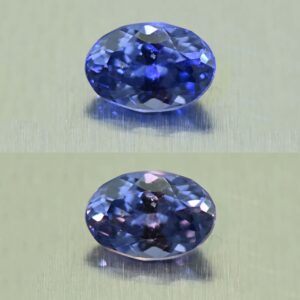 ColorChangeSpinel oval 6.9x4.8mm 0.86cts N sp670 combo