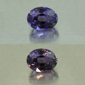 ColorChangeSpinel oval 7.8x6.0mm 1.99cts N sp657 combo