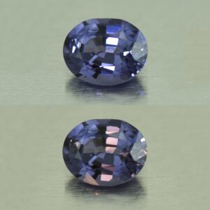 ColorChangeSpinel oval 9.1x7.2mm 2.38cts N sp659 combo