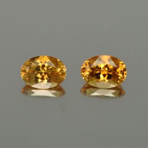 GoldenTourmaline oval pair 7.0x5.0mm 1.59cts tm1329