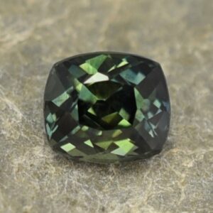 GreenSapphire cushion 7.4x6.4mm 2.51cts N sa127 SOLD