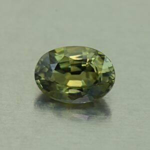 GreenSapphire oval 8.0x5.7mm 1.57cts N sa998 SOLD