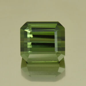 GreenTourmaline eme cut 10.0x9.1mm 6.71cts N tm412