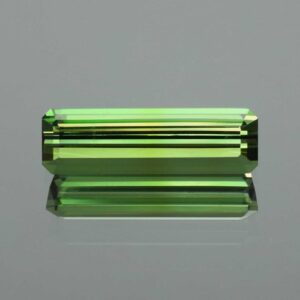 GreenTourmaline eme cut 16.7x5.0mm 3.44cts N tm408