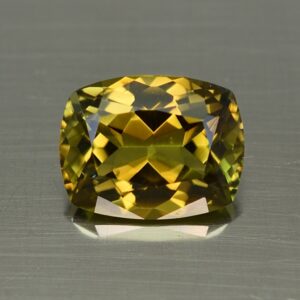GreenYellowTourmaline cush 11.9x9.3mm 4.37cts tm449 SOLD