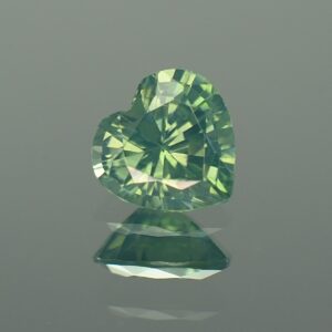 GreenZircon heart 8.7x8.6mm 2.73cts zn2857 SOLD