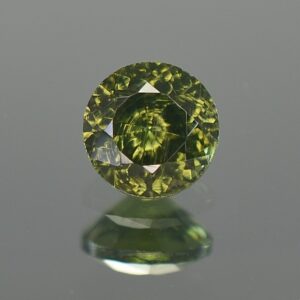 GreenZircon round 7.0mm 1.95cts zn2434