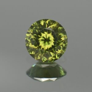 GreenZircon round 7.3mm 1.63cts H zn2436