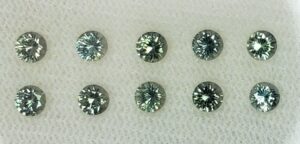 GreySapphire round 3.5mm 2.00cts 10pcs N sa387 SOLD