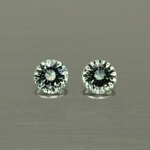GreySapphire round pair 4.0mm 0.57cts N sa276 SOLD