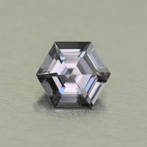 GreySpinel hexagon 5.9mm 0.87cts N sp958