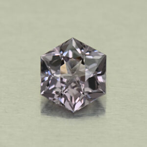 GreySpinel hexagon 6.6mm 1.38cts N sp959 SOLD