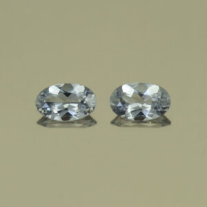 GreySpinel oval pair 5.5x3.5mm 0.59cts N sp579