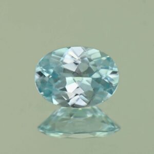 IceBlueZircon oval 7.5x5.5mm 1.23cts H zn7456