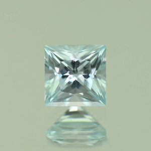 IceBlueZircon princess 5.0mm 1.05cts H zn7476
