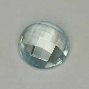 IceBlueZircon round rosecut 7.5mm 2.34cts H zn4575 a