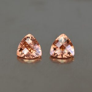 ImperialZircon ch trill pair 6.5mm 2.66cts zn1960 SOLD