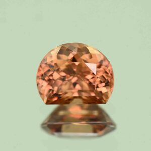 ImperialZircon half moon 9.0x7.3mm 3.48cts H zn7419
