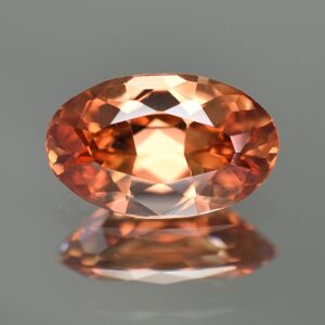 ImperialZircon oval 13.1x8.1mm 5.35cts zn1597 SOLD